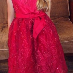 Girls sz 8 Red Party Dress